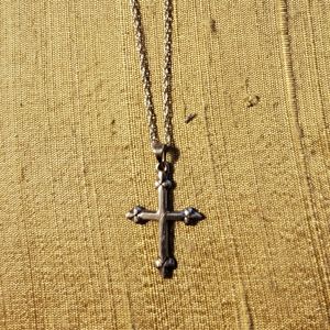 Sterling Silver Cross Necklace